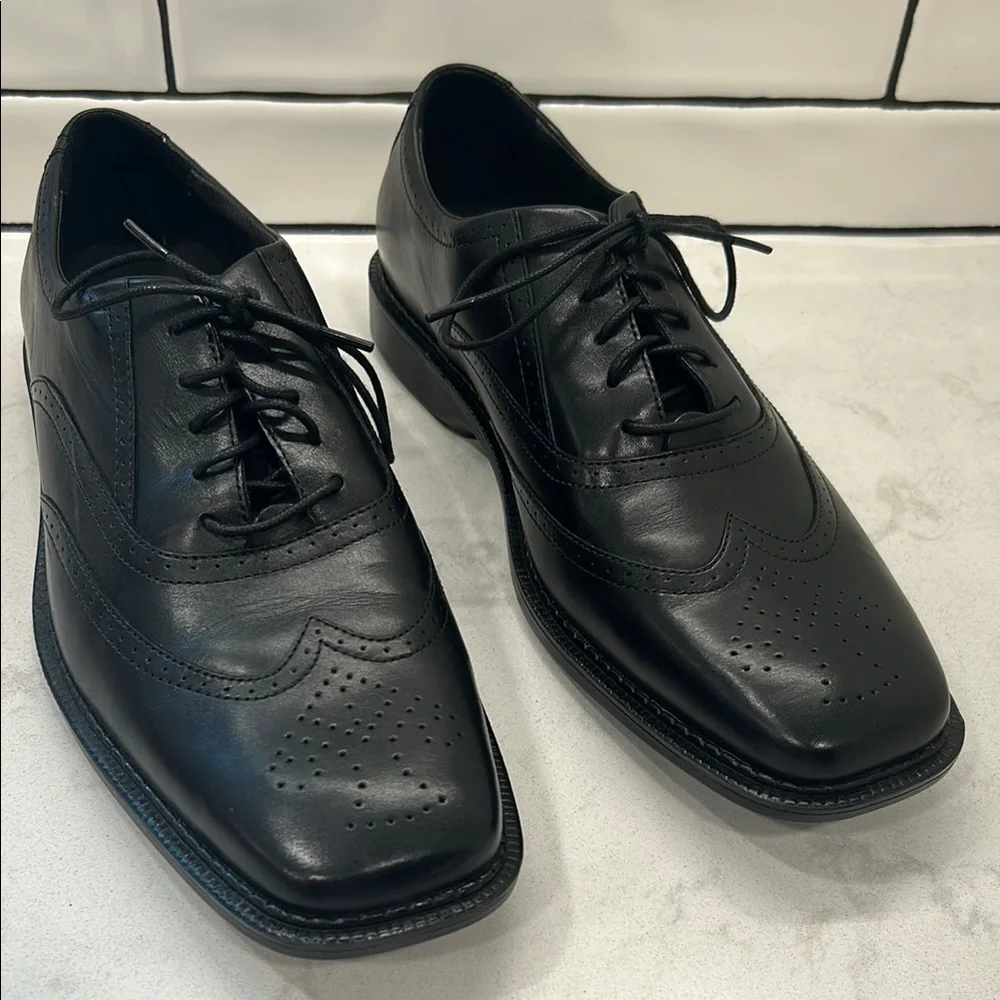 Red Wing Baxter 4790 Oxfords Black Wing Tip Leather Size 11